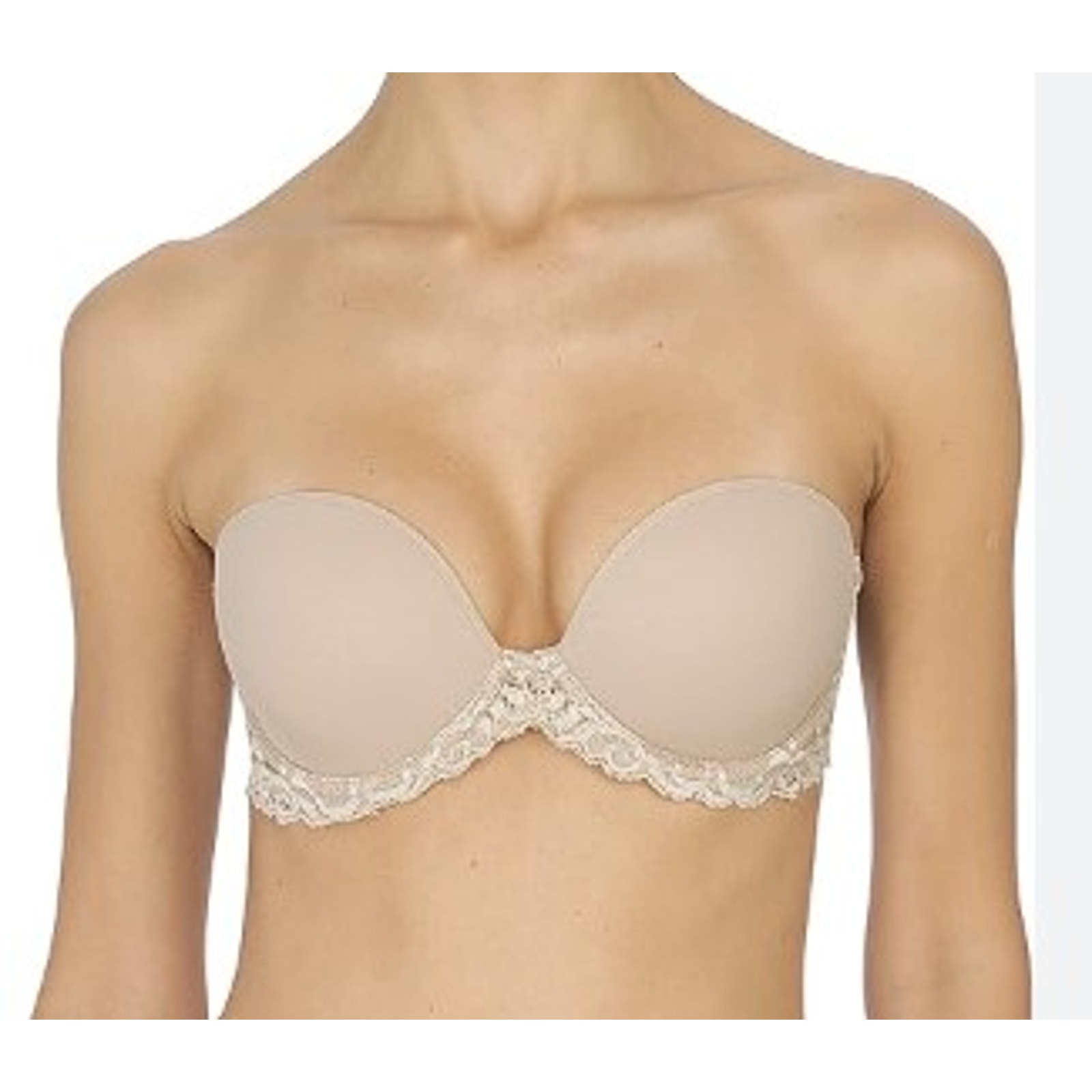 Natori Feathers Strapless Convertible Bra Size 34ddd Color Cafe Style 731023